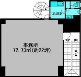 中屋第二ビル 2階 間取り図