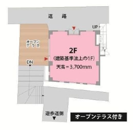 神宮前テラスサイドビル 2階 間取り図