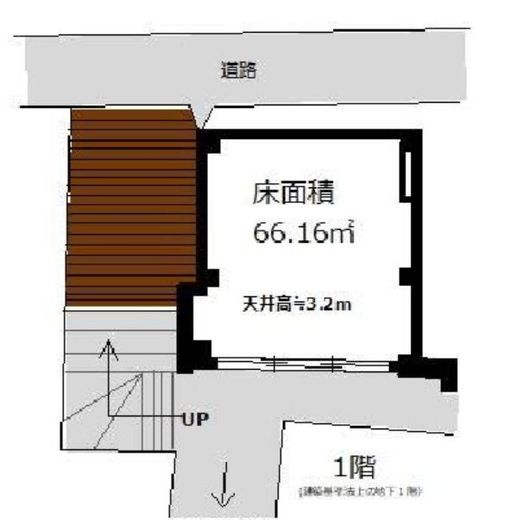 神宮前テラスサイドビル 1階 間取り図
