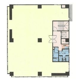 晴花ビル(茅場町) 6階 間取り図