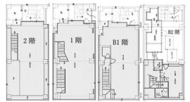 鈴木ビル(銀座) B2-2階 間取り図