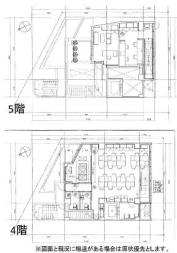 PLANEX VOLTA 4-5階 間取り図