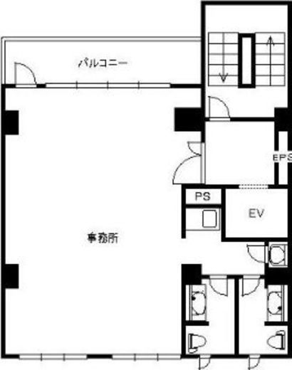 神田NYビル 4階 間取り図