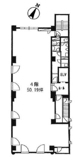 ニューライフビル 4階 間取り図