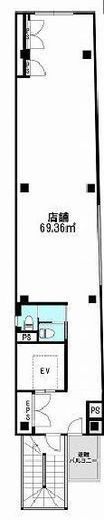 渋谷UPJビル 2階 間取り図