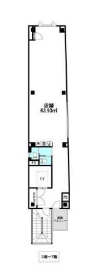 渋谷UPJビル 5階 間取り図