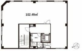 OMB東麻布 2階 間取り図