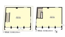 仮) Barbizon23 ANNEX 1-2階 間取り図