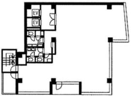 NH青山ビル 8階 間取り図