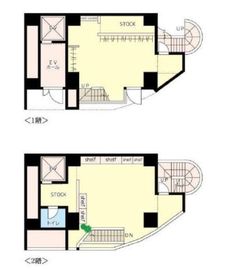 Barbizon64 1-2階 間取り図