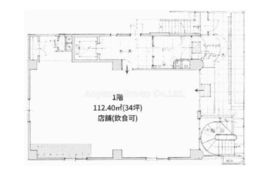 中村ビル(渋谷) 1階 間取り図