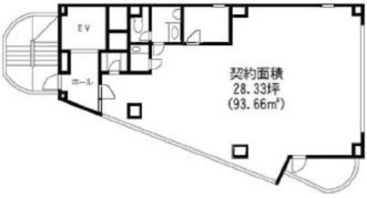 加瀬ビル155 4階 間取り図