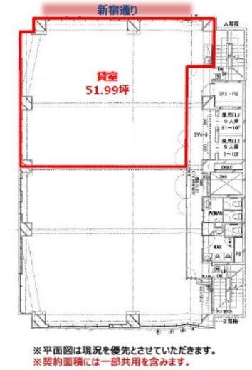 麹町プレイス 8階A 間取り図