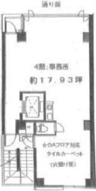 fleur橘 4階 間取り図
