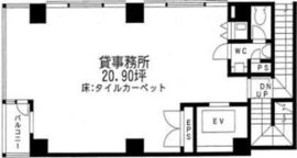 紀尾井町第二山本ビル 3階 間取り図