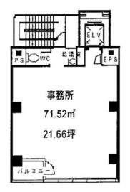 銀座京屋ビル 8階 間取り図