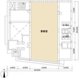 代々木上原ウエストビル 4階 間取り図