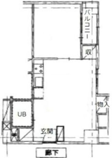 ラメゾンドシャルー 407 間取り図