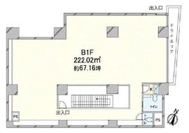 五番町マンション B1階 間取り図