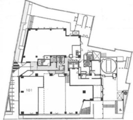 マンサード代官山 1階(店舗) 間取り図