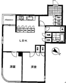 ラメゾンドシャルー 405 間取り図