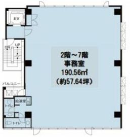 KDX岩本町ビル 2階 間取り図