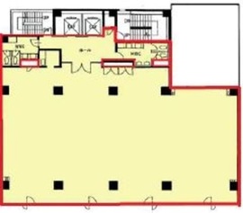 Daiwa品川御殿山ビル 3階 間取り図