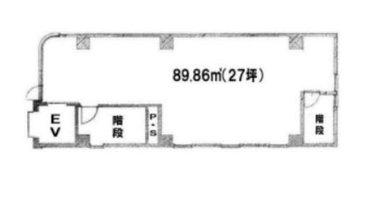 プレーンシティ新宿ビル 3階 間取り図