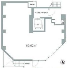 エスセナーリオ虎ノ門 1階 間取り図