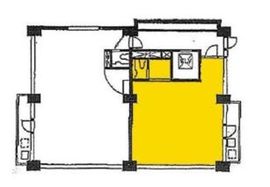 ビラ・アペックス市ヶ谷(旧:番町ビル) 3階B 間取り図