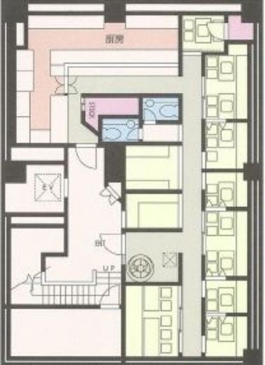 対翠館ビル B2階 間取り図