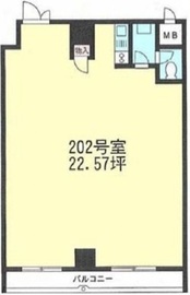 九段シルバーパレス 202 間取り図