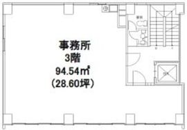 山上ビル 3階 間取り図