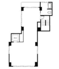 千住ビル(末広町) 4階 間取り図