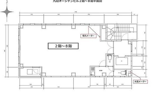 九段オーシャンビル 3階 間取り図