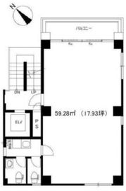 柏木片桐屋ビル 5階 間取り図