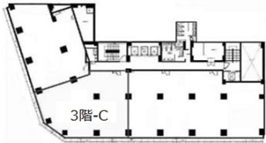 Daiwa銀座ビル 3階C 間取り図