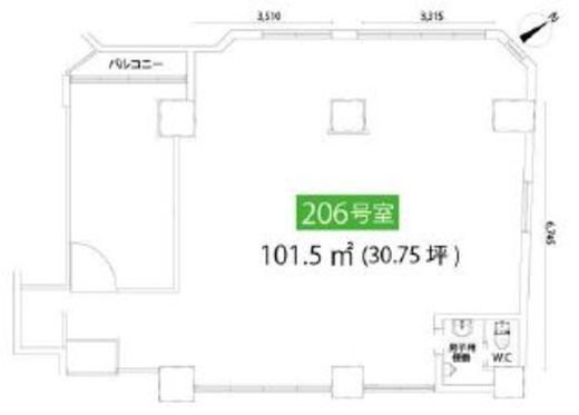 柏木MURA 206 間取り図
