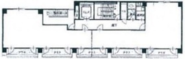 いちご銀座612ビル 6階B 間取り図