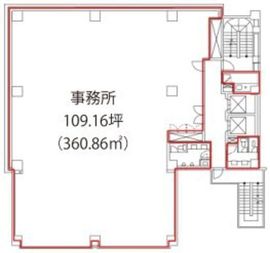 いちご新川ビル 3階 間取り図