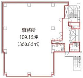 いちご新川ビル 4階 間取り図