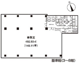 ウィン五反田ビル 6階 間取り図