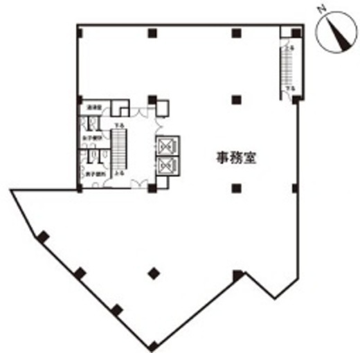 いちご五反田ビル 9階 間取り図