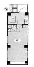 坂根八重洲ビル 8階 間取り図