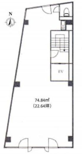 MA南麻布 2階 間取り図