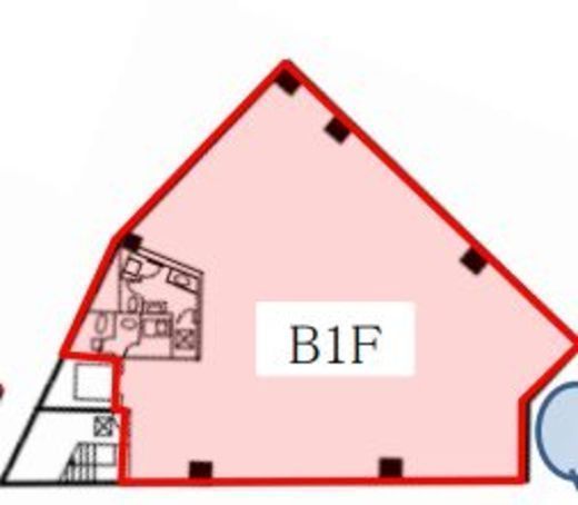メットライフ元赤坂ウエスト B1階 間取り図