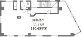 中野ビル(市ヶ谷) 2階 間取り図