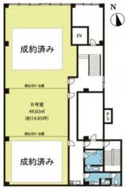 古菅ビル 2B 間取り図
