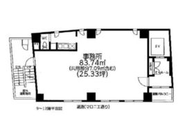 マロニエ通り銀座館 9階 間取り図