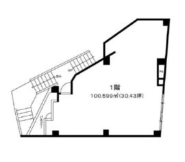 第1園田ビル 1階 間取り図